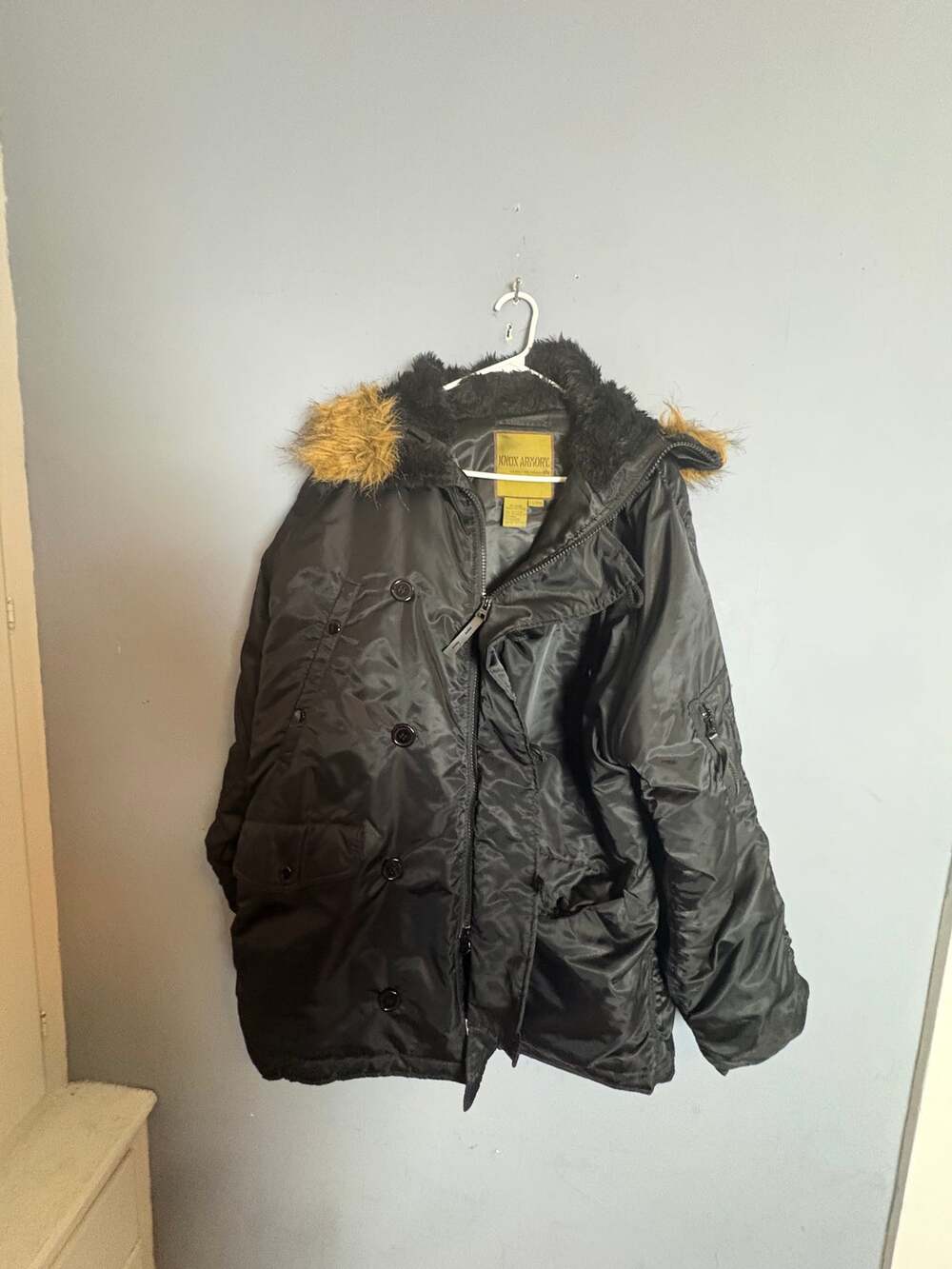 Knox Armory N3B Extreme Cold Weather Parka Black XL Faux Fur Hood